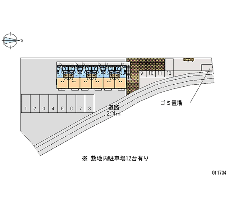 レオパレス直方 月極駐車場