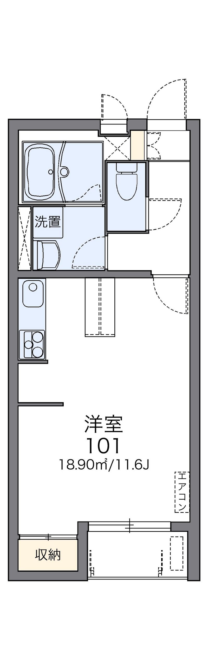 レオネクストステラⅢ 間取図