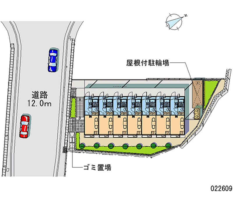レオパレス東長崎 区画図