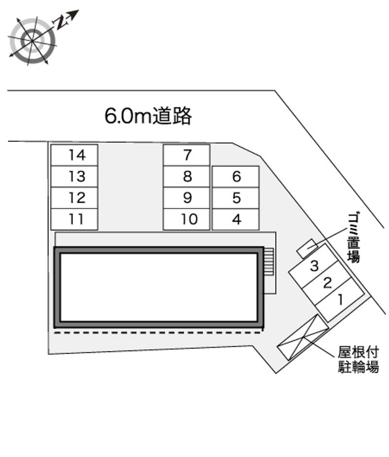 レオパレスコスモス 配置図