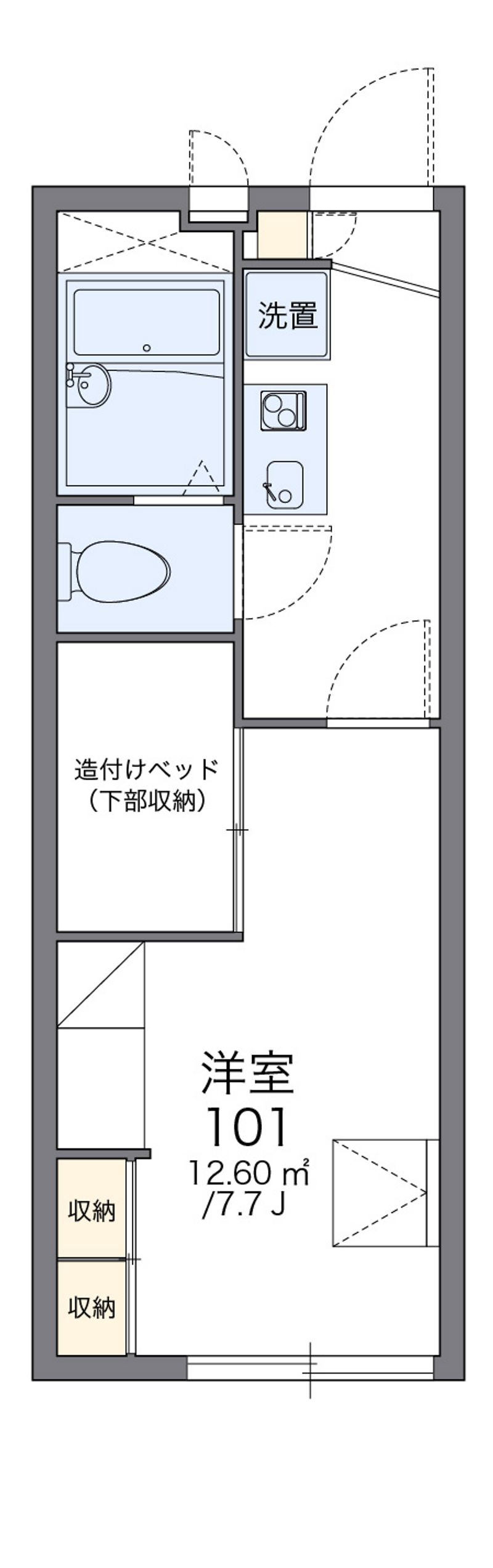 レオパレス望 間取図