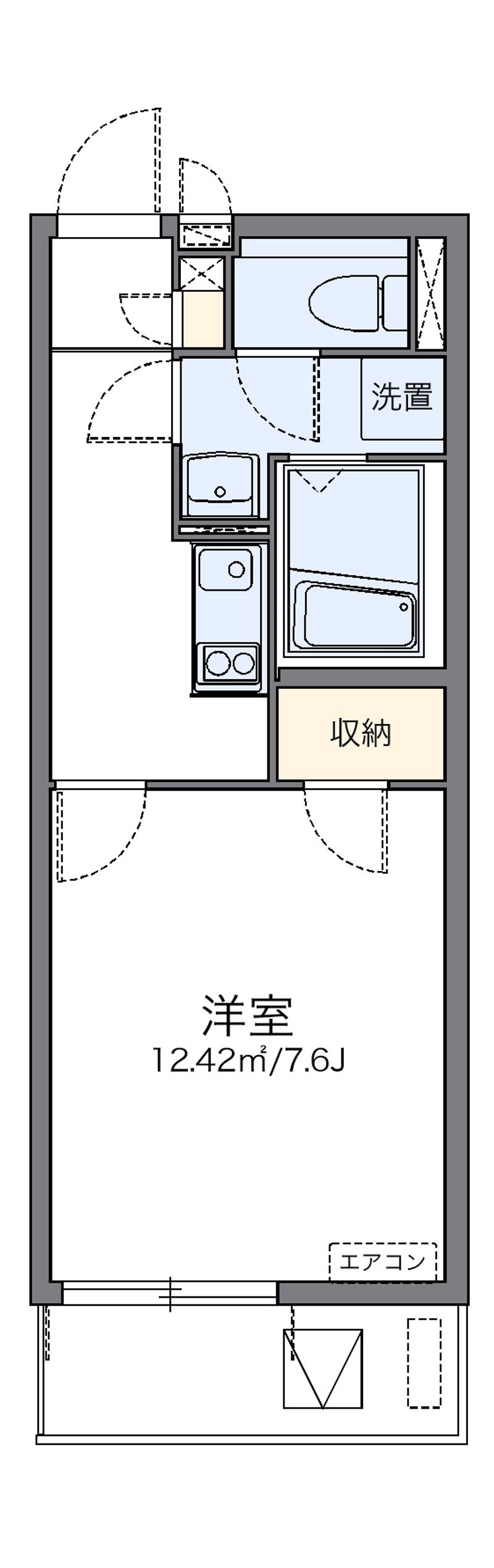 LEONEXT miraie Nishijin 户型图