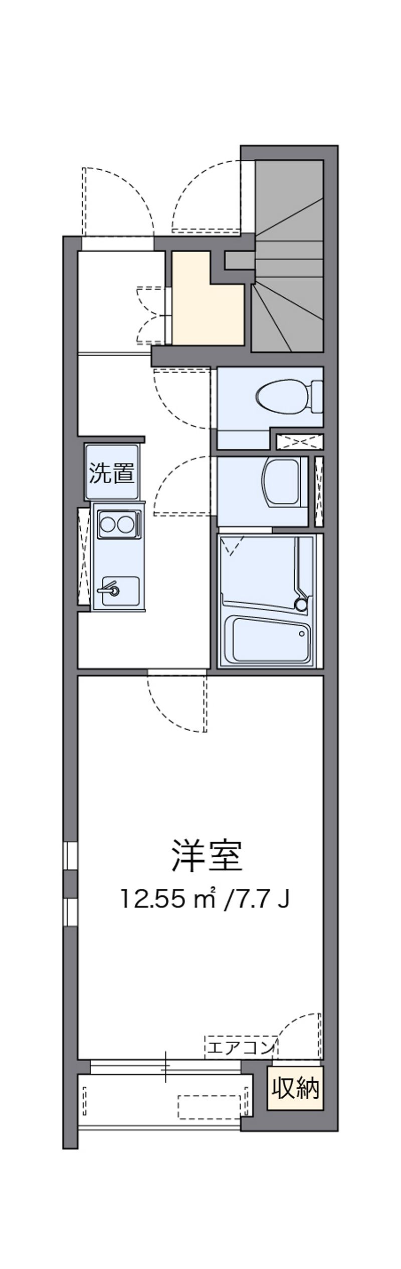 クレイノＴ　ヴィルヌーブⅥ 間取図