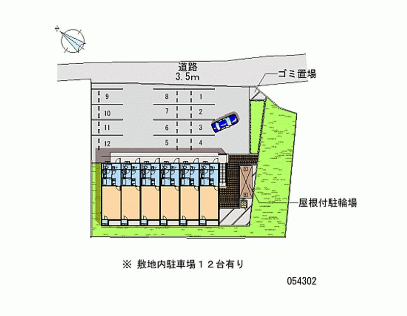 54302 월정액 주차장