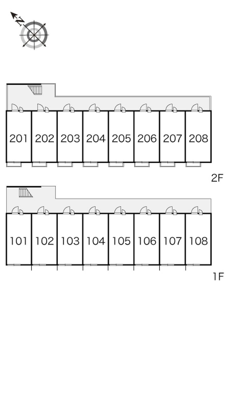 レオパレスエスポワール 間取配置図