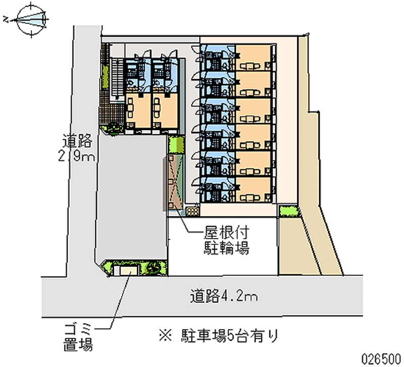 レオパレス福住 月極駐車場