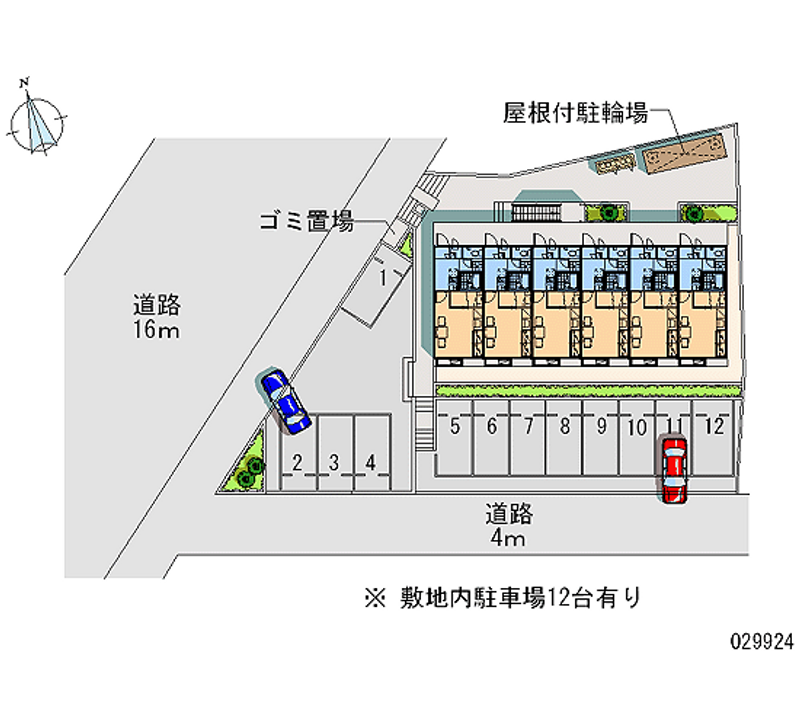 レオパレスコムティ 月極駐車場