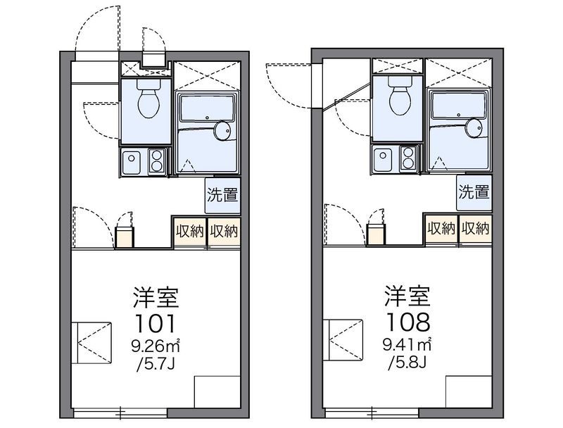 レオパレスＭ　Ｔｒｅｅ　Ⅴ 間取図