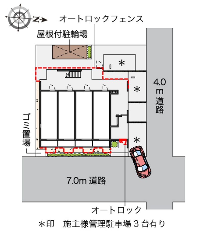 レオネクストノワール久が原 配置図