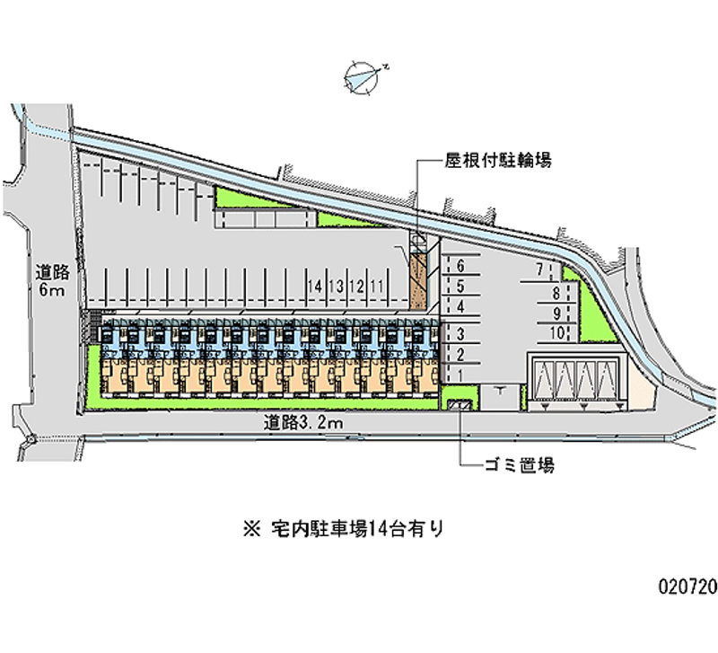 レオパレスＭＡＴＳＵＤＡ 月極駐車場