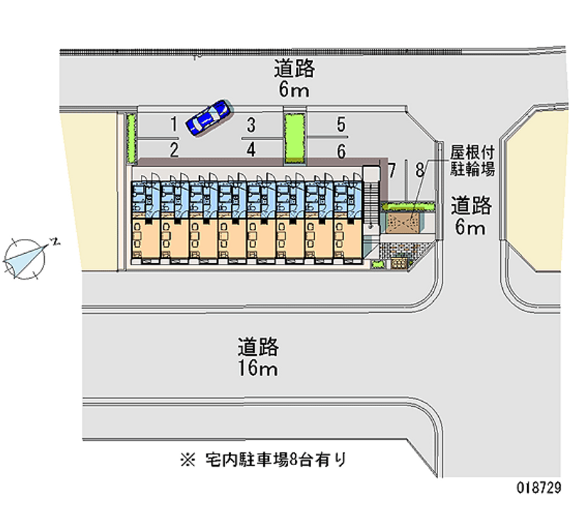 18729 Monthly parking lot