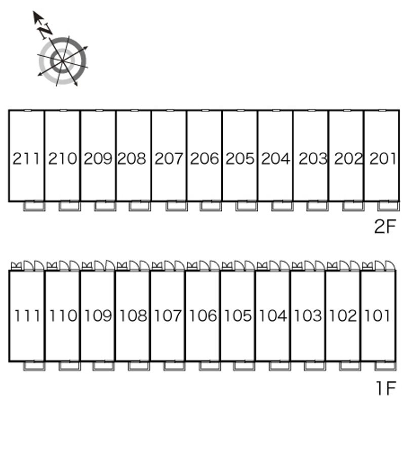レオパレスＭＩＪ 間取り配置図