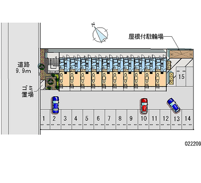 22209 Monthly parking lot