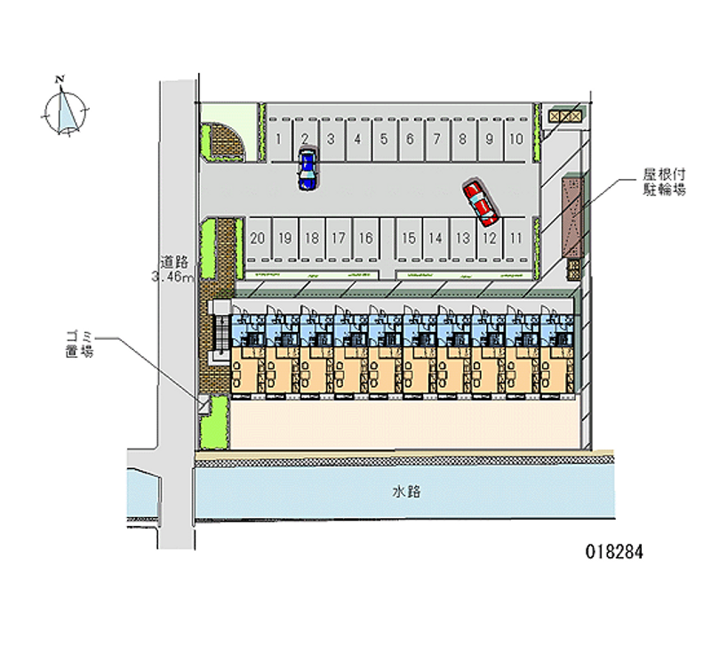 18284 bãi đậu xe hàng tháng