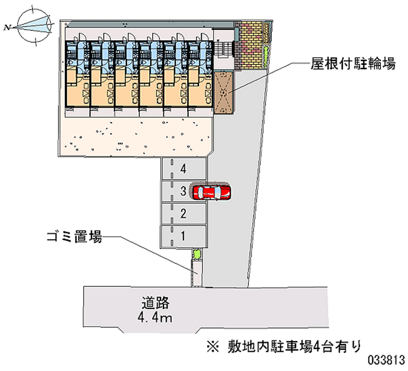 レオパレスドライクランク 区画図