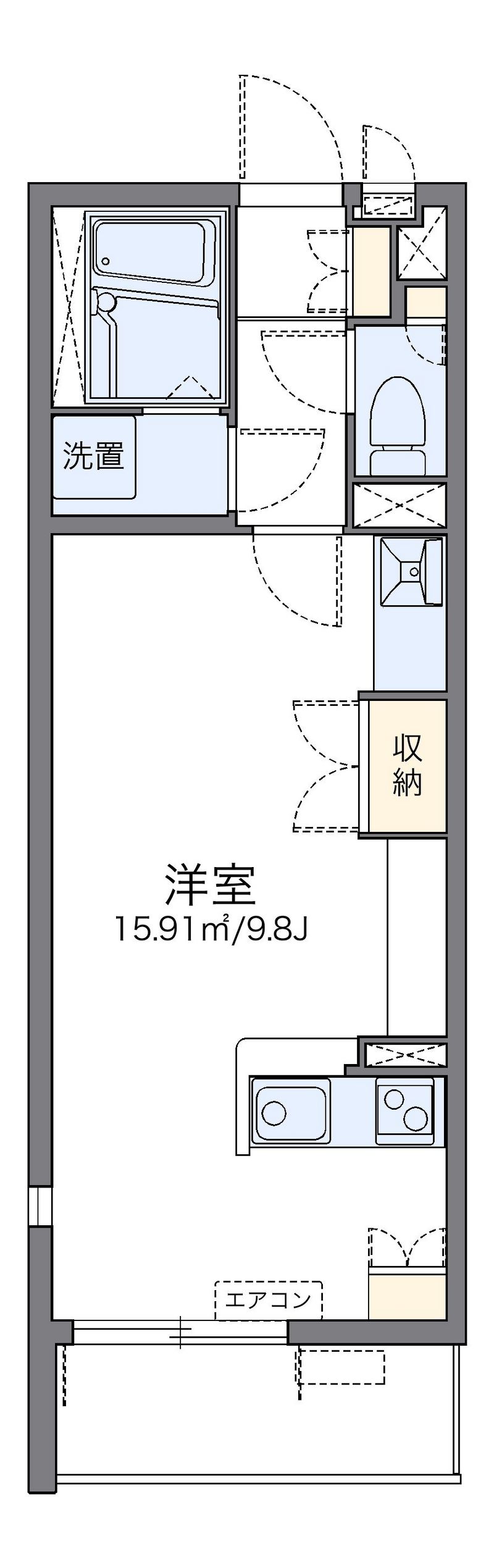 レオネクストＯＲＣＨＩＤ　Ｔ 間取り