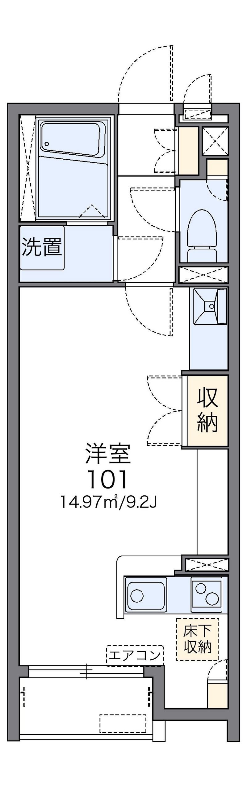 レオネクストコンツェルト 間取図