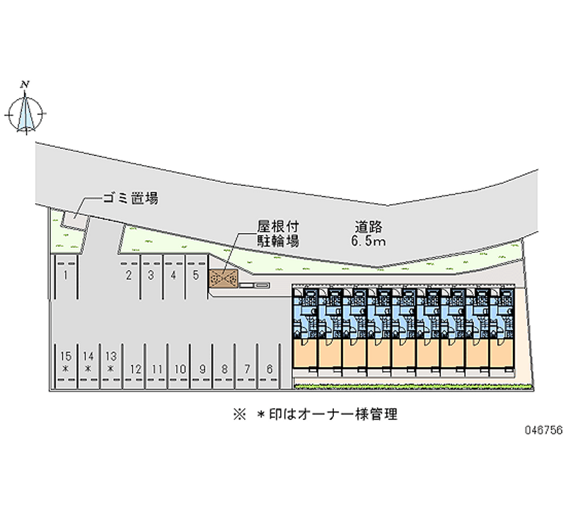 46756 Monthly parking lot