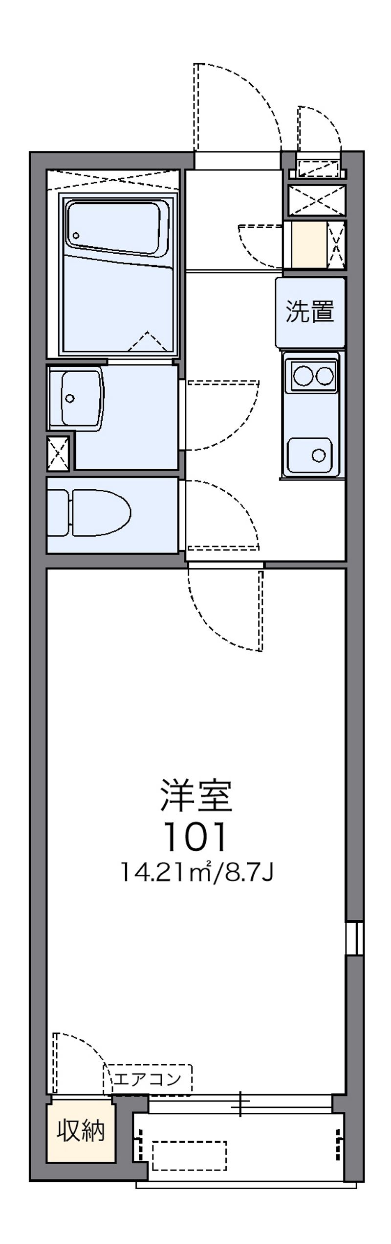 レオネクスト国分サンシャイン 間取図