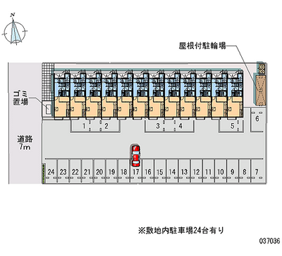 37036 Monthly parking lot