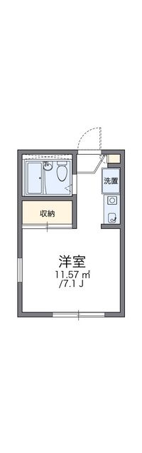 レオパレスパークヒル三ッ沢 間取り図