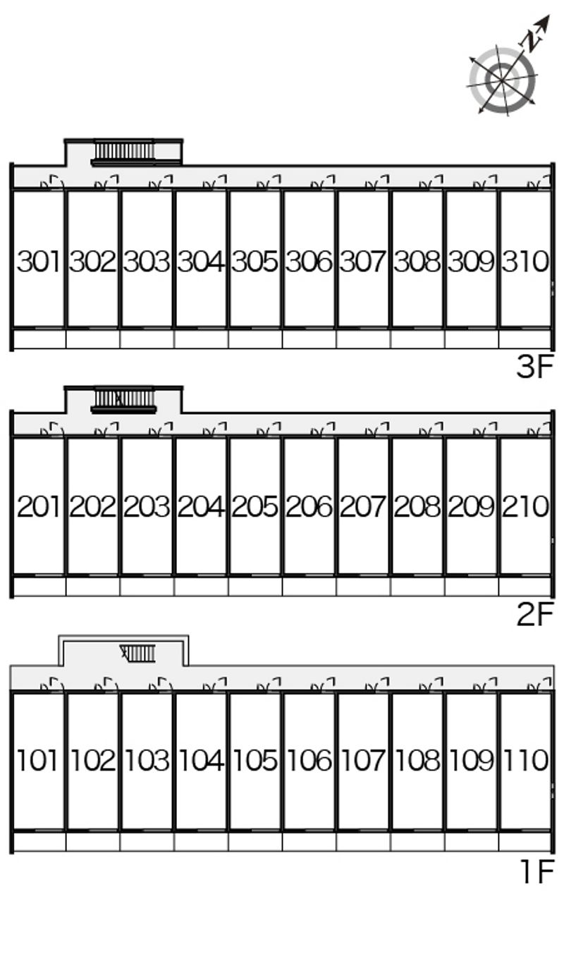 クレイノオケイルＳｅｃｏｎｄ 間取り配置図