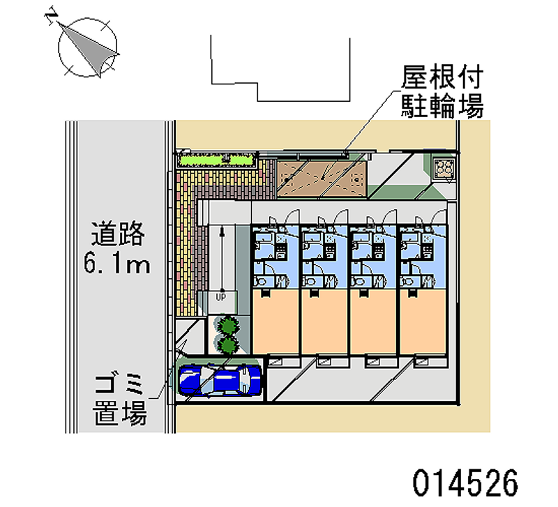 レオパレスＫ．ハウス．ながそ． 区画図