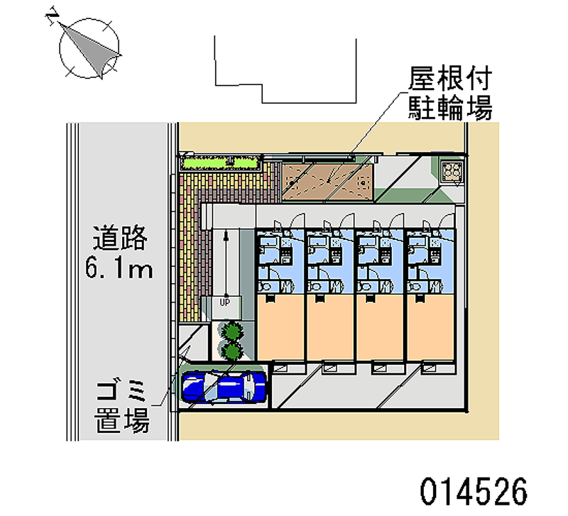 レオパレスＫ．ハウス．ながそ． 月極駐車場