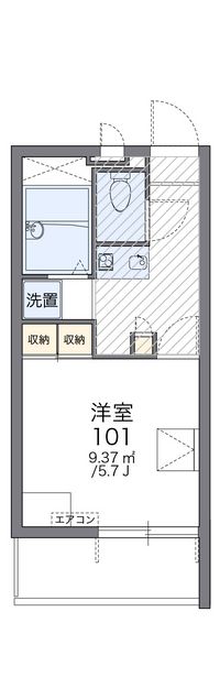 レオパレスＫ　ＡＯＹＡＭＡ 間取り図