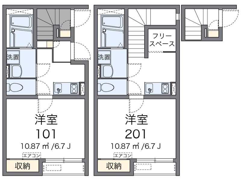クレイノエム　シー　アネックス 間取図
