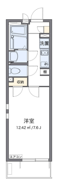 クレイノＭＥＭＯＲＹ 間取り図