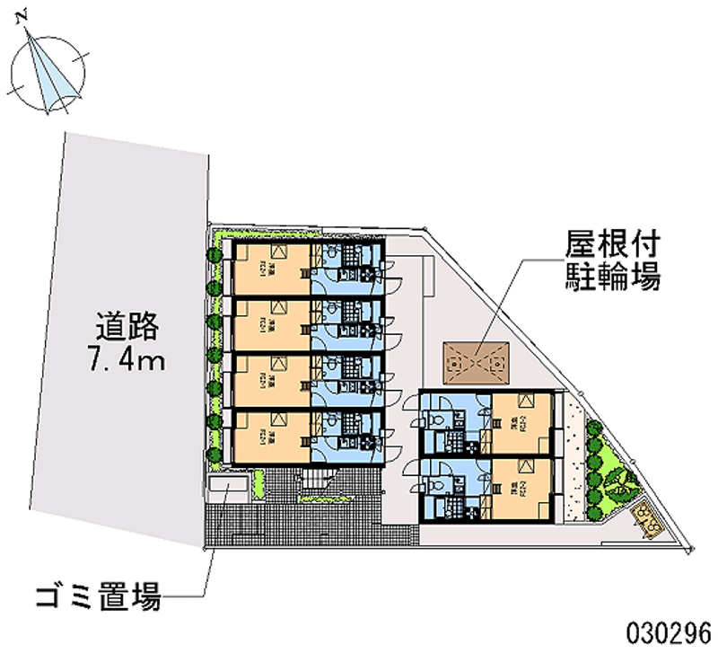 レオパレスドリーム和光 区画図