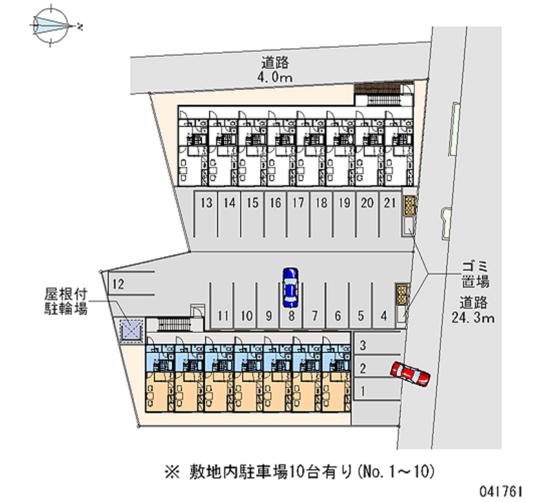 41761 Monthly parking lot