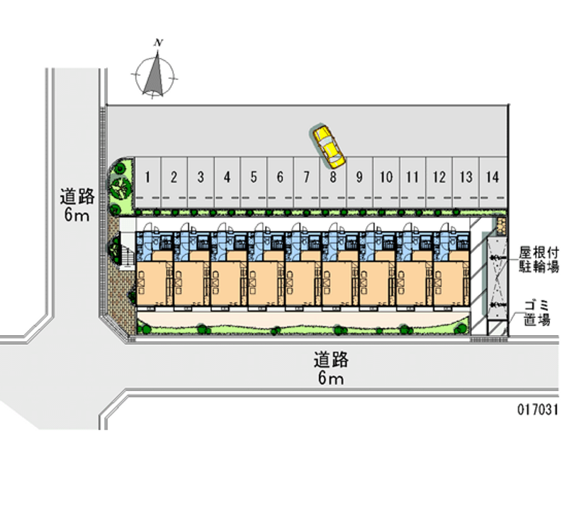 17031 Monthly parking lot