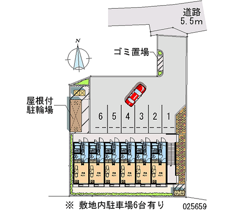 レオパレス宮津 区画図