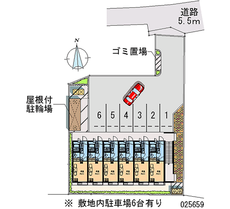 レオパレス宮津 月極駐車場