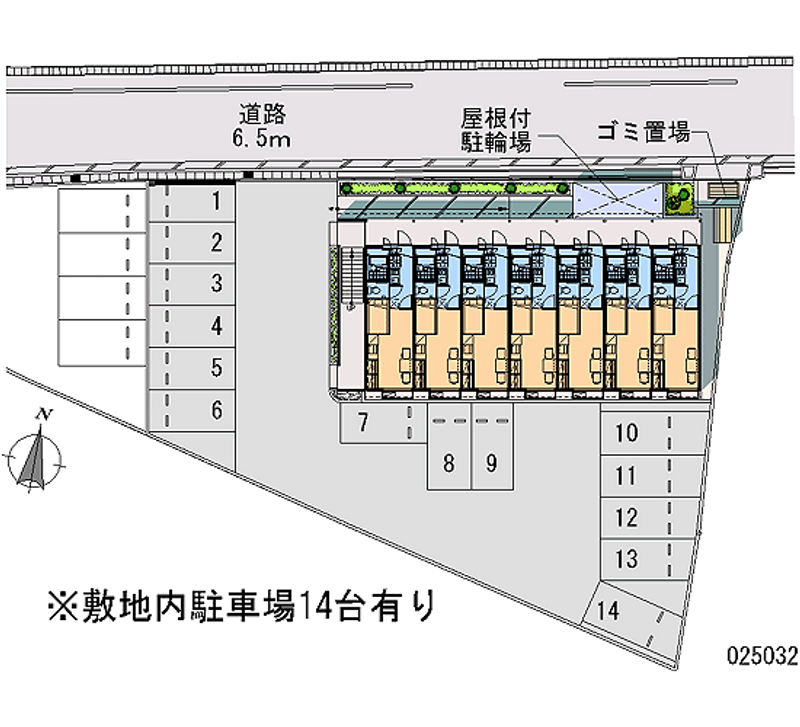 25032 Monthly parking lot