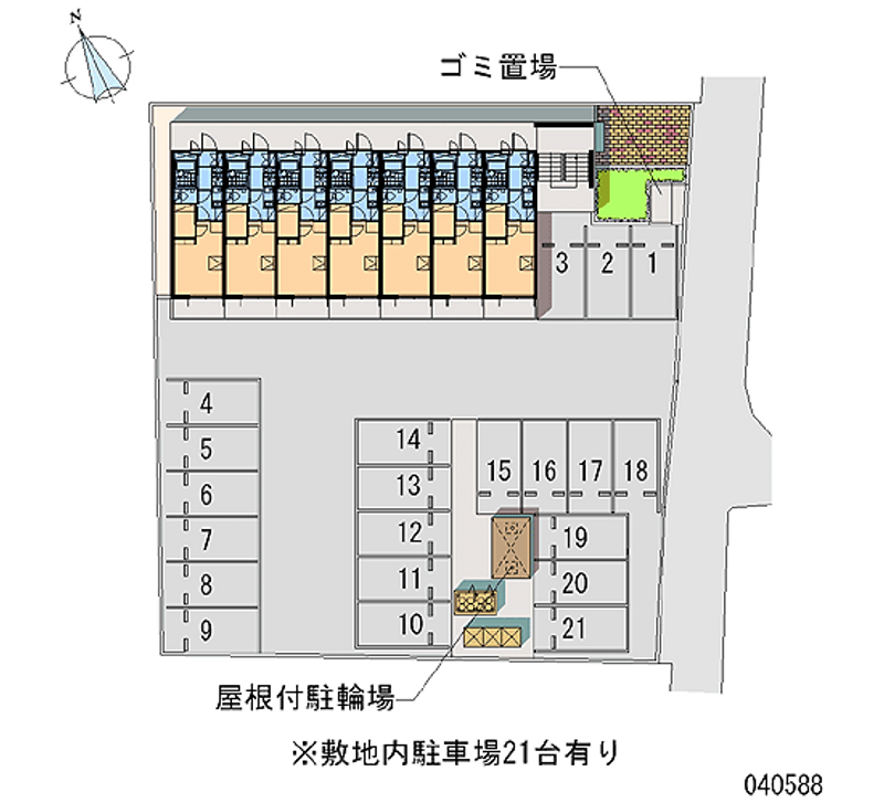 レオパレスファーム 月極駐車場