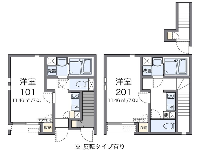 クレイノのぞみ西ヶ原 間取図