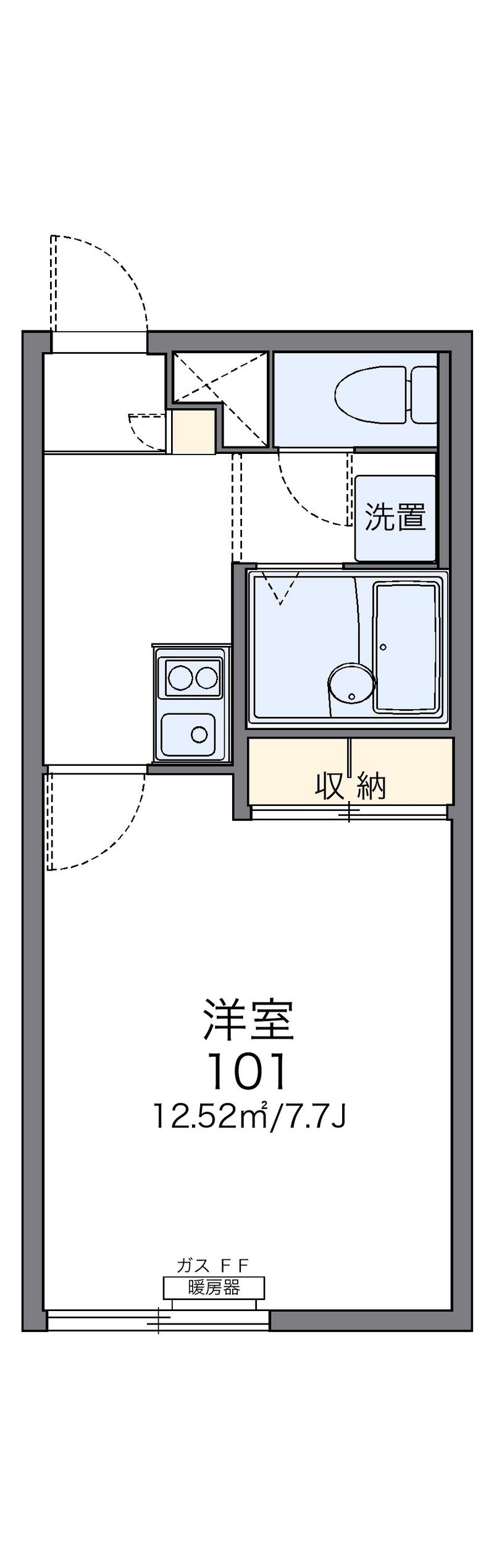 レオパレスオーエスト 間取図