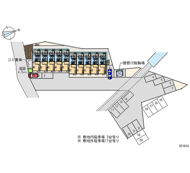 31644 Monthly parking lot