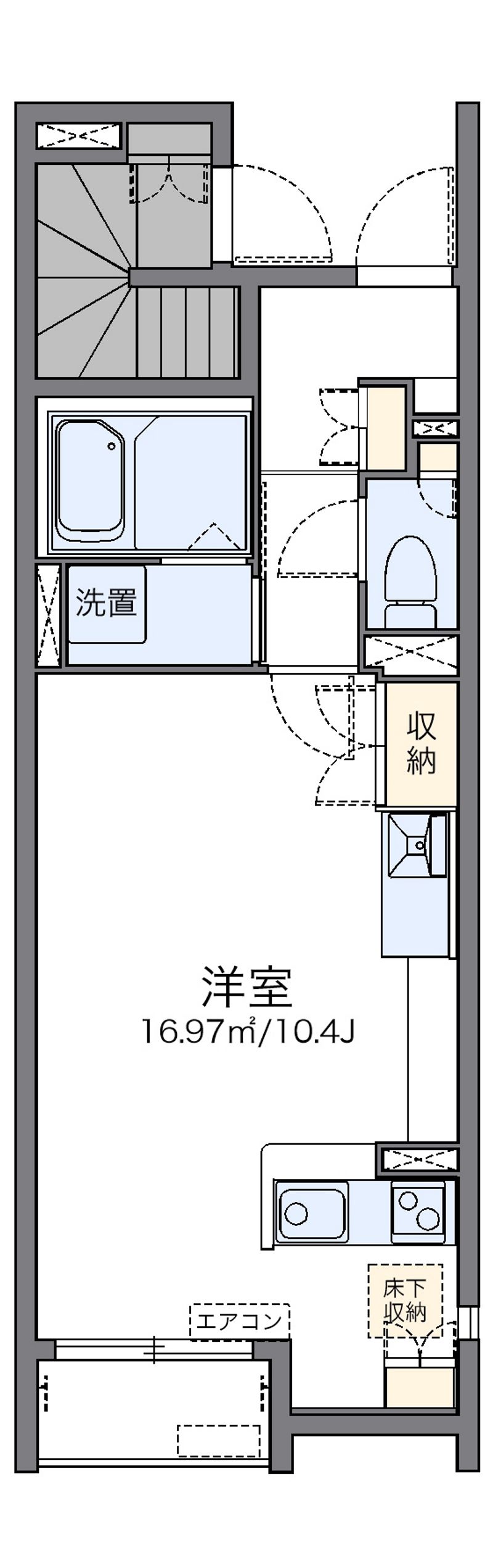 レオネクストカンフリエ 間取図