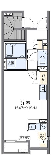 レオネクストカンフリエ 間取り図