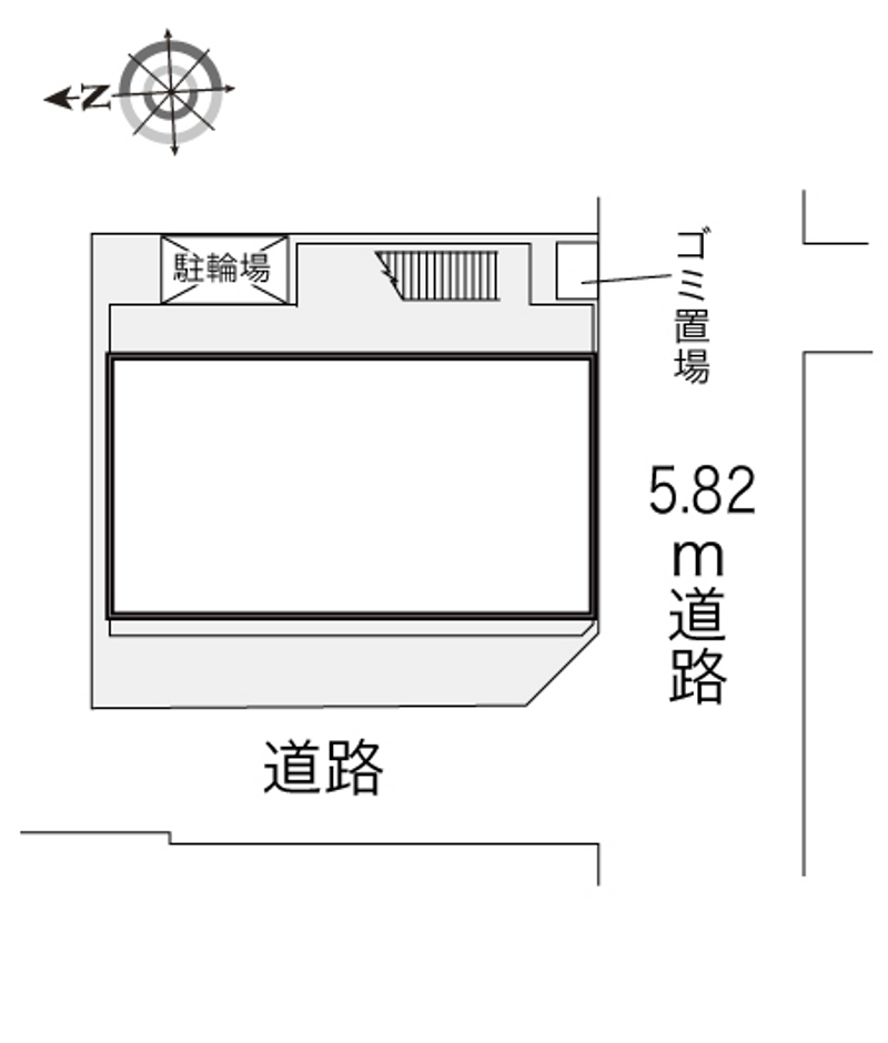 レオパレスｋｕｂｏ　ｆｌａｔ 配置図