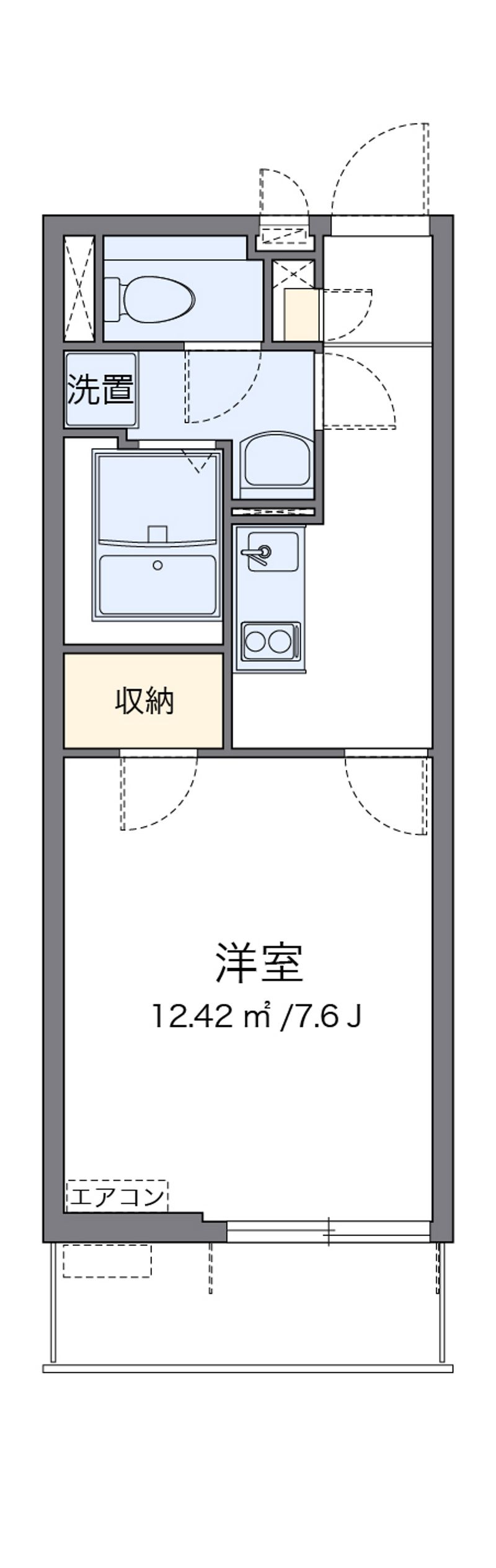 クレイノグラシアス　ツー 間取図