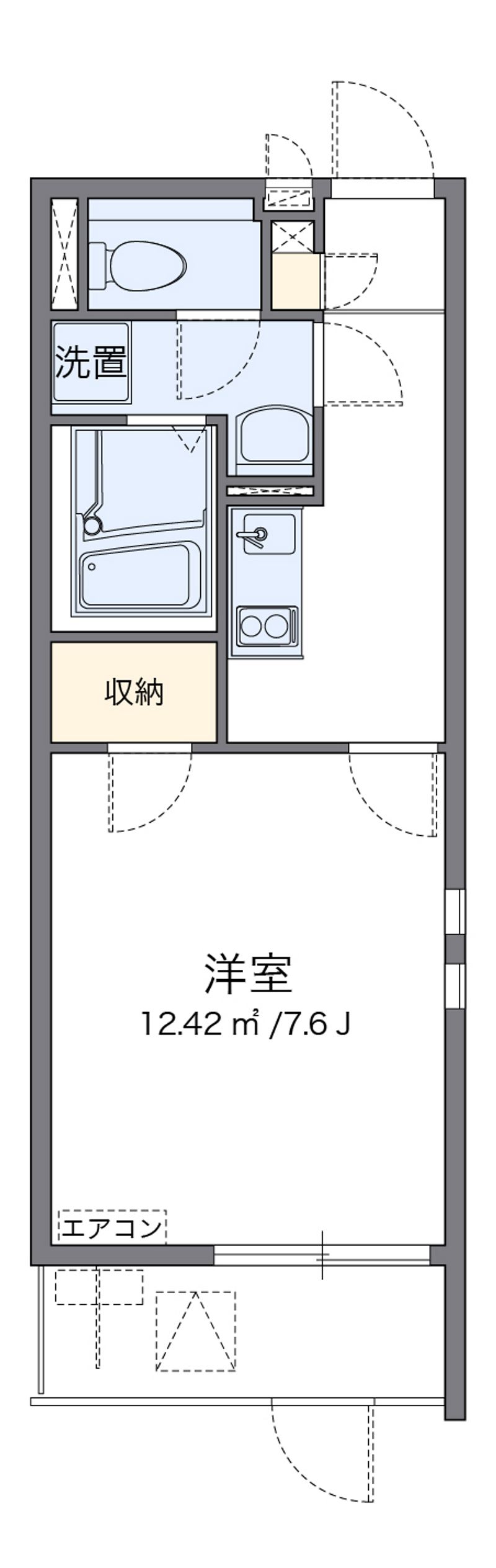 クレイノ初島 間取り