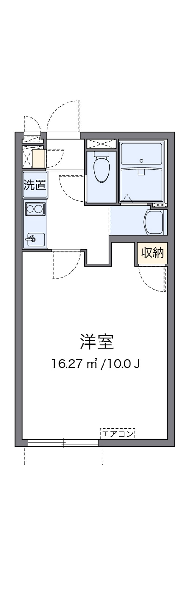 クレイノななせⅢ 間取図