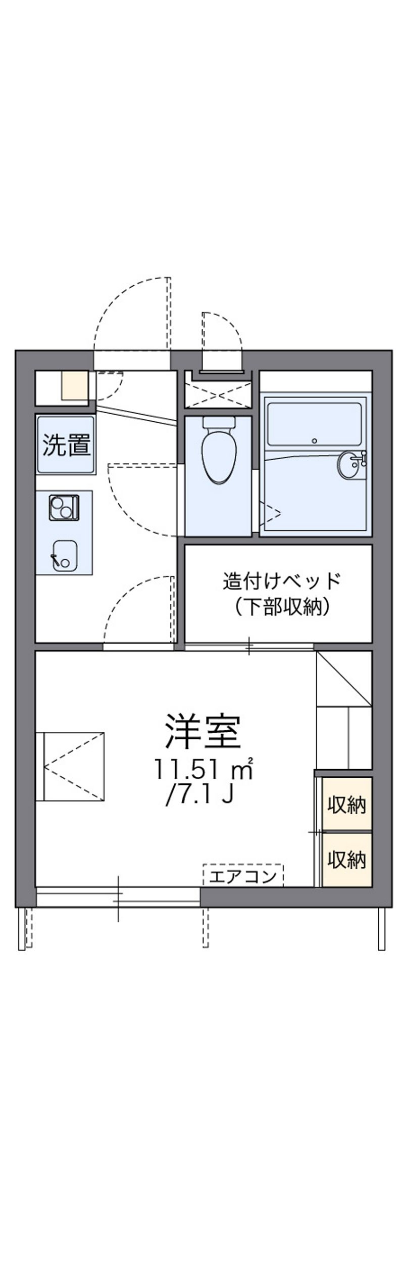 レオパレスＭＯＲＩＥ 間取り