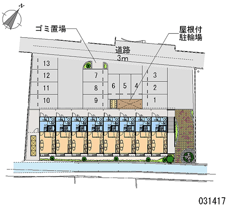 31417 Monthly parking lot