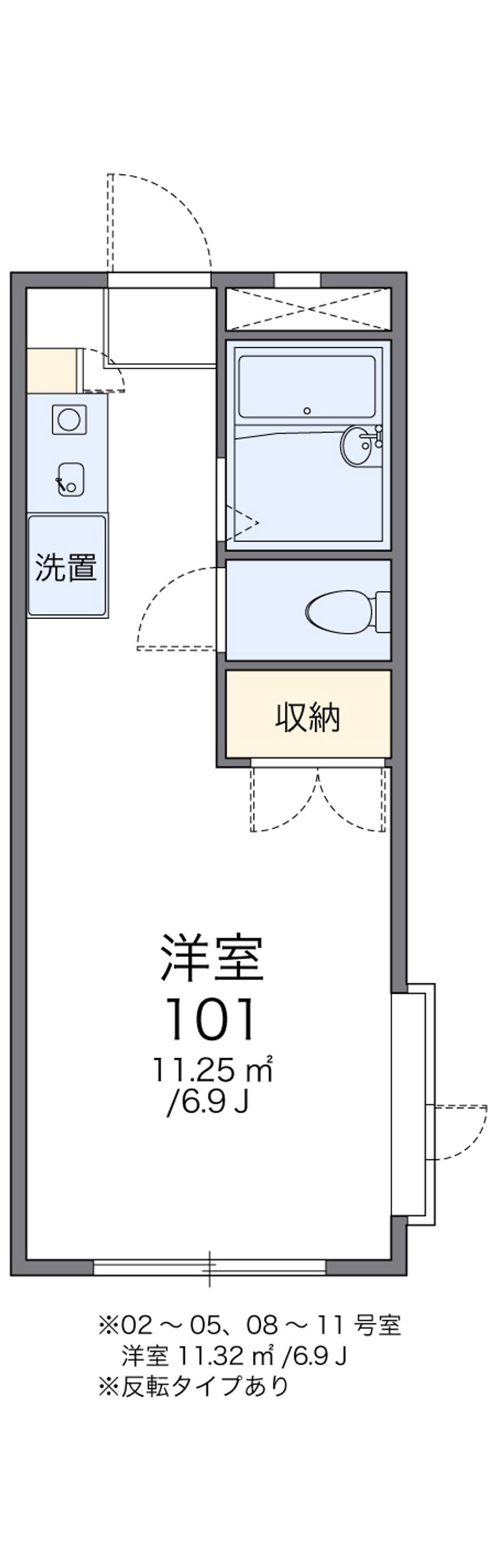 レオパレスＡＮＮＥＸＥＧＡＷＡ 間取図